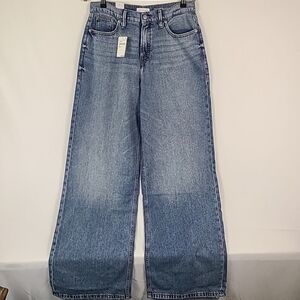 NWT Good American Good Standard Ease Jeans Mid-rise Wide Leg Sz 2/26 $174 MSRP
